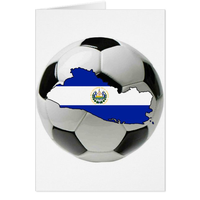 El Salvador landslag Hälsningskort (Framsidan)
