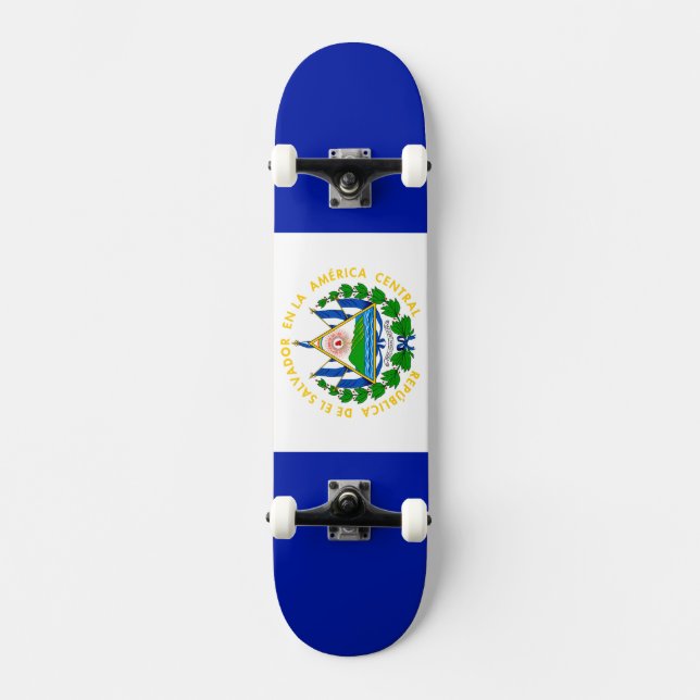 El Salvador Mini Skateboard Bräda 18,5 Cm (Framsida)