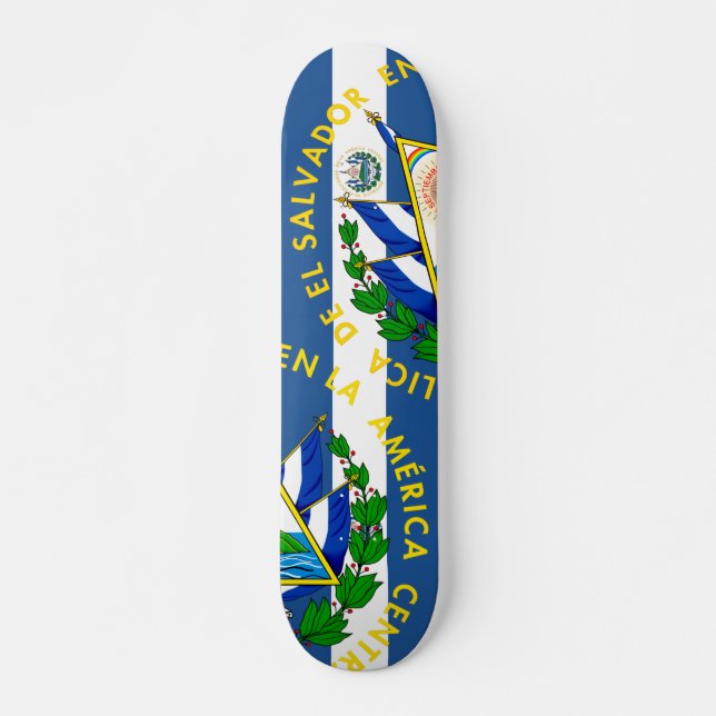 El Salvador Mini Skateboard Bräda 18,5 Cm (Framsida)