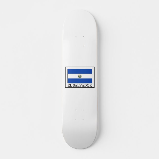 El Salvador Mini Skateboard Bräda 18,7 Cm (Framsida)