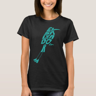El Salvador Motmot Fågel Ord Djur T Shirt