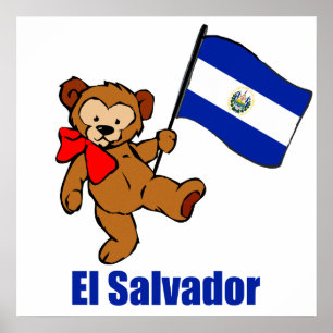 El Salvador nalleaffisch Poster