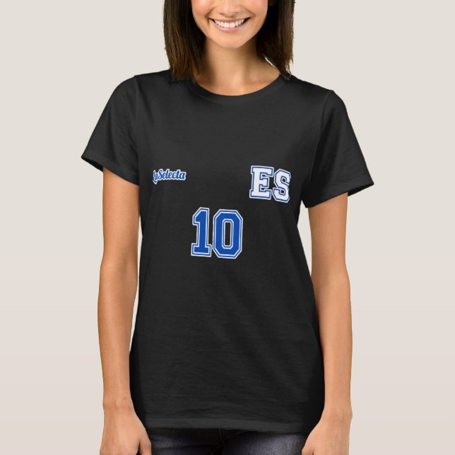 El Salvador National Football Team T Shirt (Framsida)