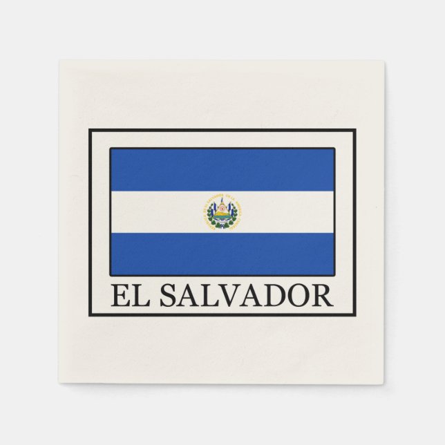 El Salvador Pappersservett (Framsidan)