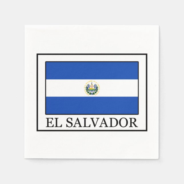 El Salvador Pappersservett (Framsidan)