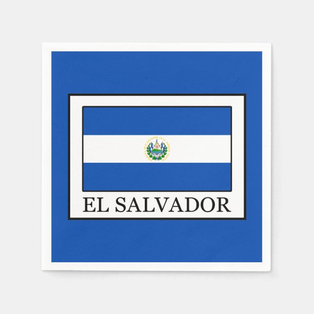 El Salvador Pappersservett (Framsidan)