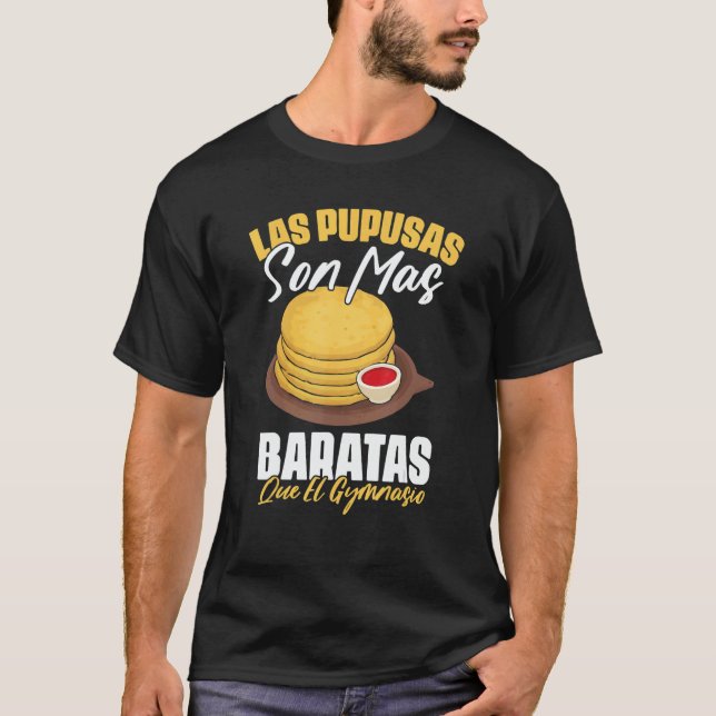 El Salvador Pupusa Salvadorian Salvadoran 2 T Shirt (Framsida)