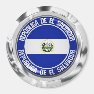 El Salvador rundaEmblem Magnet