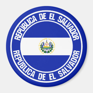 El Salvador rundaEmblem Magnet