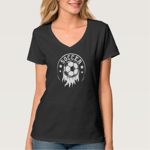El Salvador Soccer Fläkt Salvador Salorean Flagga T Shirt