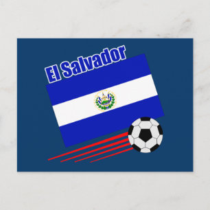 El Salvador Soccer Team Vykort