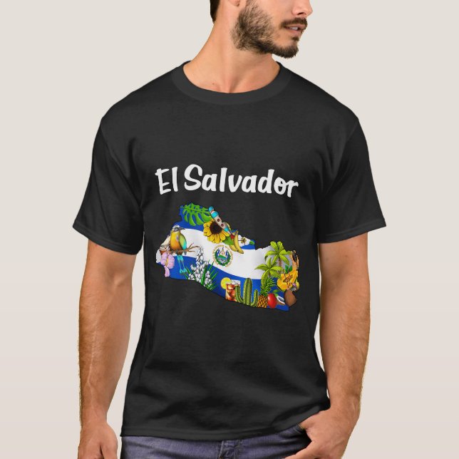 El Salvador stolthet T Shirt (Framsida)