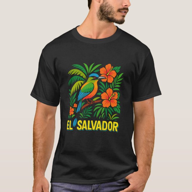 El Salvador Torogoz T Shirt (Framsida)