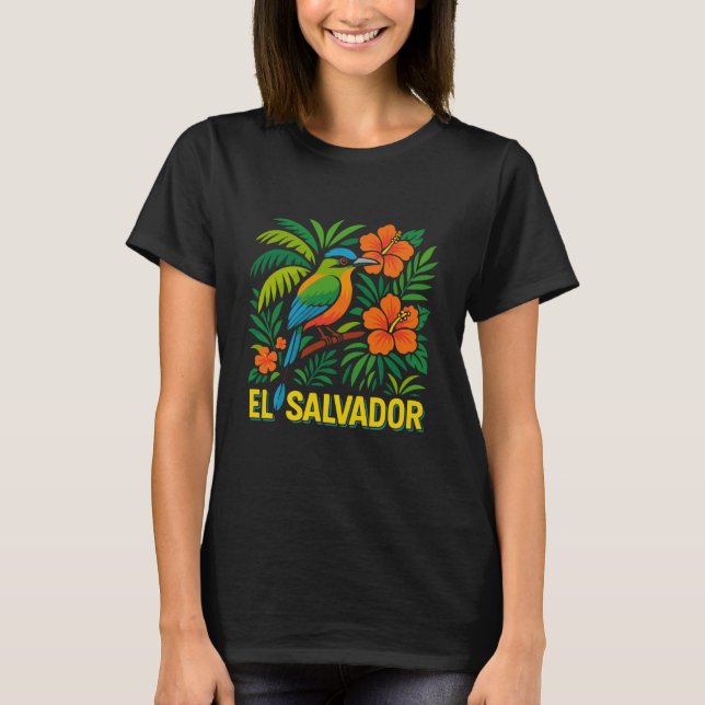 El Salvador Torogoz T Shirt (Framsida)