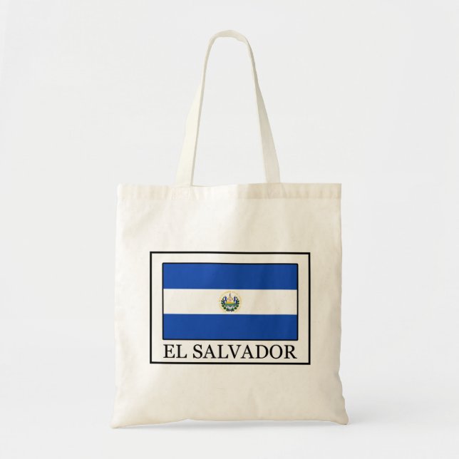 El Salvador tote bag Tygkasse (Framsidan)