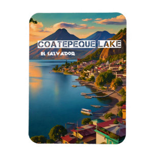 El Salvador Travel Vintage Retro Magnet
