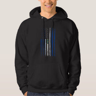 El Salvador USA - Pride El Salvador American Flagg Hoodie