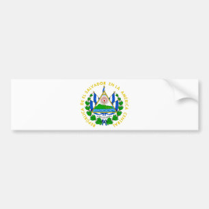 El Salvador vapensköld Bildekal