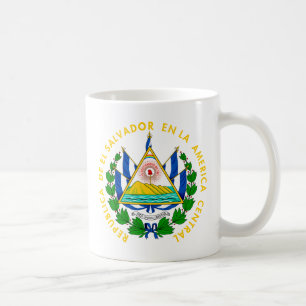El Salvador vapensköld Kaffemugg