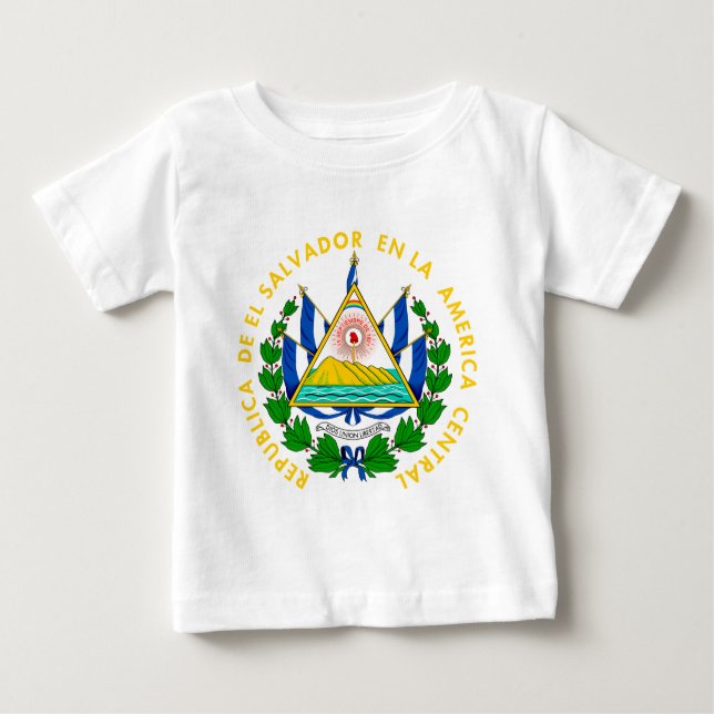 El Salvador vapensköld T Shirt (Framsida)