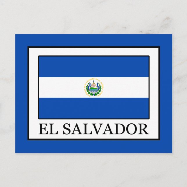 El Salvador Vykort (Framsida)