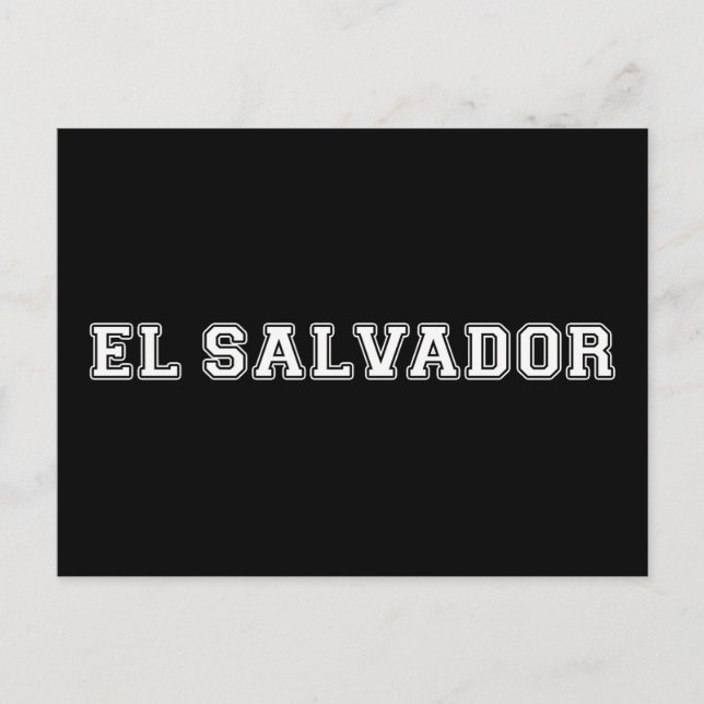 El Salvador Vykort (Framsida)