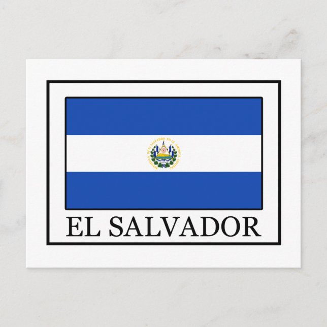 El Salvador Vykort (Framsida)