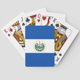 El Salvadors flagga Casinokort