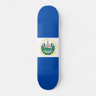 El Salvadors flagga Mini Skateboard Bräda 18,5 Cm
