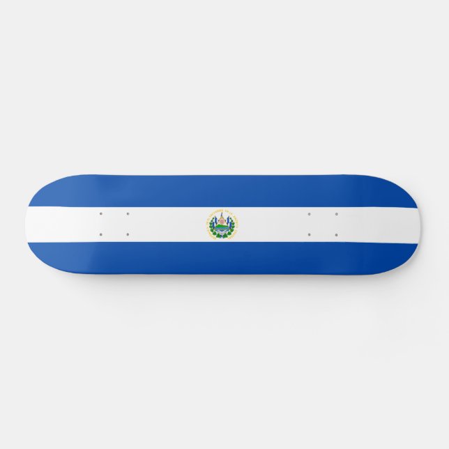 El Salvadors flagga Mini Skateboard Bräda 18,5 Cm (Horz)