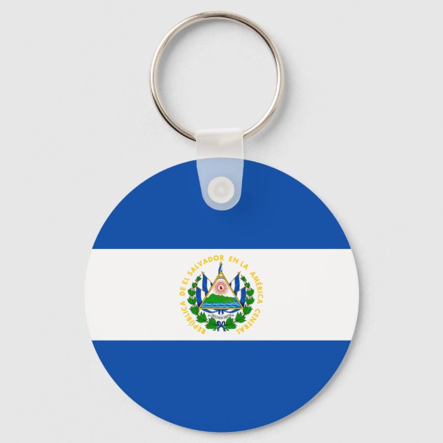 El Salvadors flagga Nyckelring (Framsida)