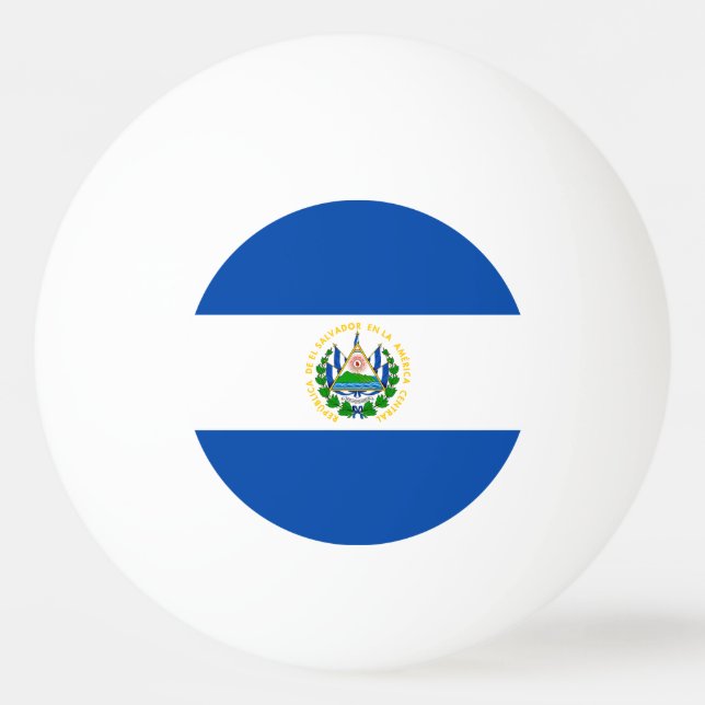 El Salvadors flagga Pingisboll (Framsidan)