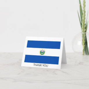 El Salvadors flagga Tack Kort