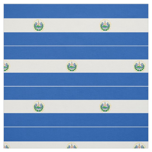 El Salvadors flagga Tyg (Provkarta)