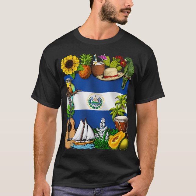 El Salvadors kulturarv T Shirt (Framsida)