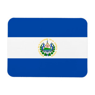 El Salvadors patriotiska flagga Magnet