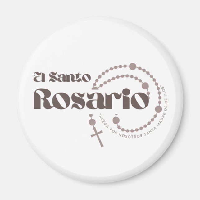 El Santo Rosario Magnet (Framsidan)