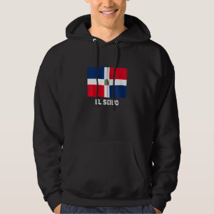 El Seibo Dominikanska republiken Flagga Emblem Esc Hoodie