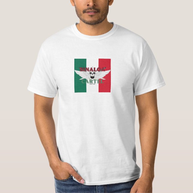 El Sinaloa Cartel Meme by Abby Anime(c) T Shirt (Framsida)