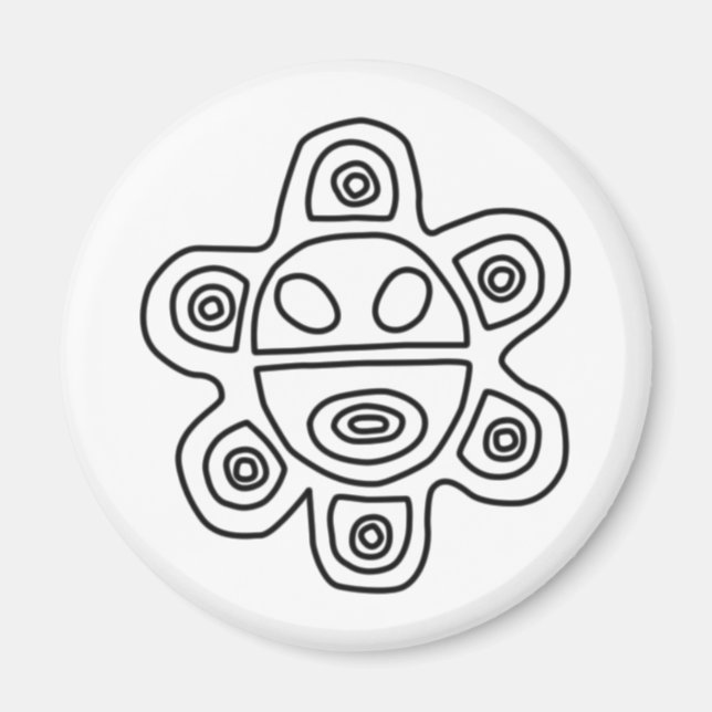 El Sol Taino Magnet (Framsidan)