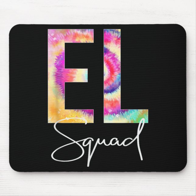 El Squad Tie Dye Back To School Women Appreciation Musmatta (Framsidan)