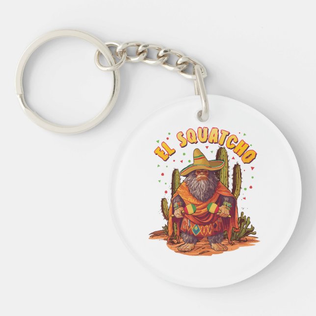El Squatcho Bigfoot med Maraca, Sombrero och Ponc (Framsidan)