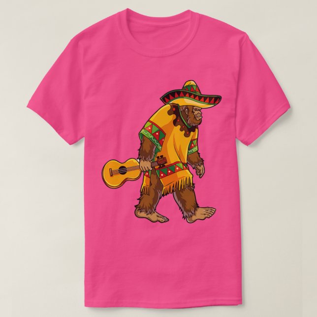 El Squatcho Bigfoot Sasquatch Mexican T Funny Gift T Shirt (Design framsida)