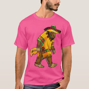 El Squatcho Bigfoot Sasquatch Mexican T Funny Gift T Shirt