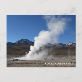 El Tatio Geyser, Atacama Desert, Chiles vykort