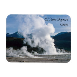 El Tatio Geysers nära San Pedro de Atacama - Chile Magnet