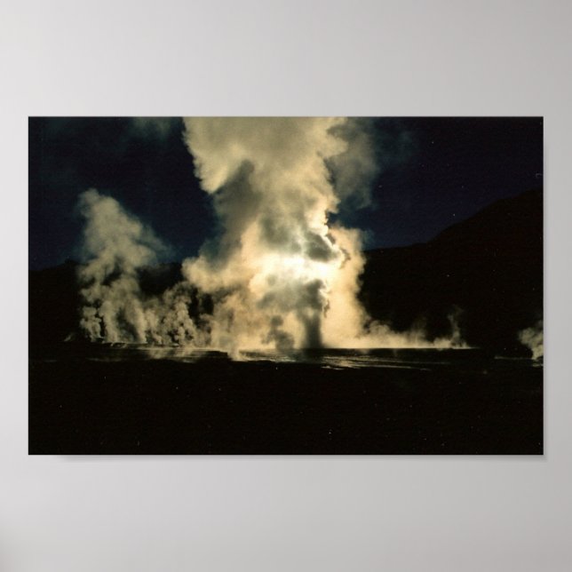 El Tatio Geysers Poster (Framsidan)