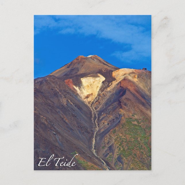 El Teide, Tenerife, vykort (Framsida)
