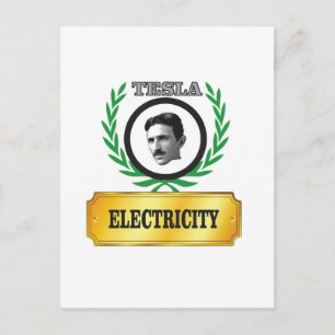 el tesla vykort