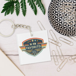 El Tío Favorito Anpassad Års Retro Lappdesign